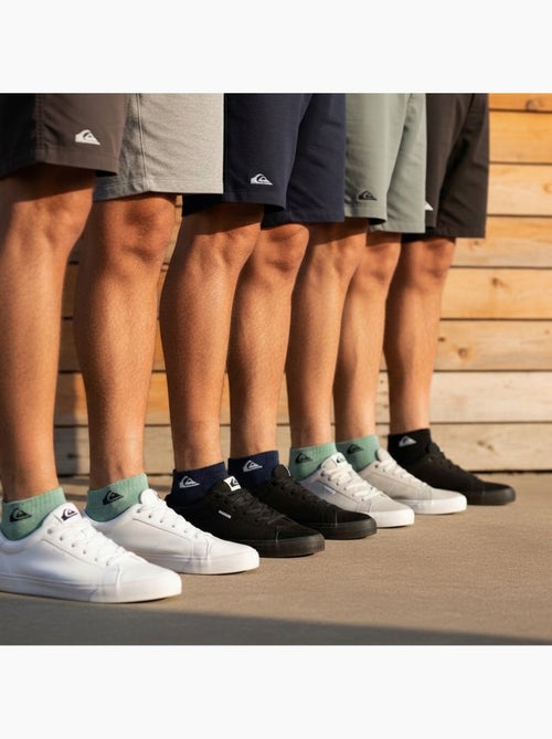 Quiksilver set van 6 paar herensokken sneaker sport - Kiabi