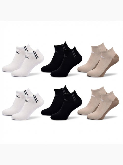 Quiksilver set van 6 paar herensokken sneaker sport - Kiabi