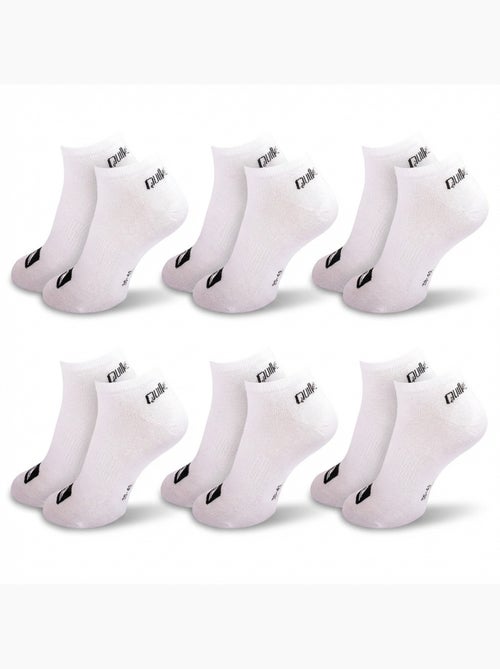 Quiksilver set van 6 paar herensokken sneaker sport - Kiabi