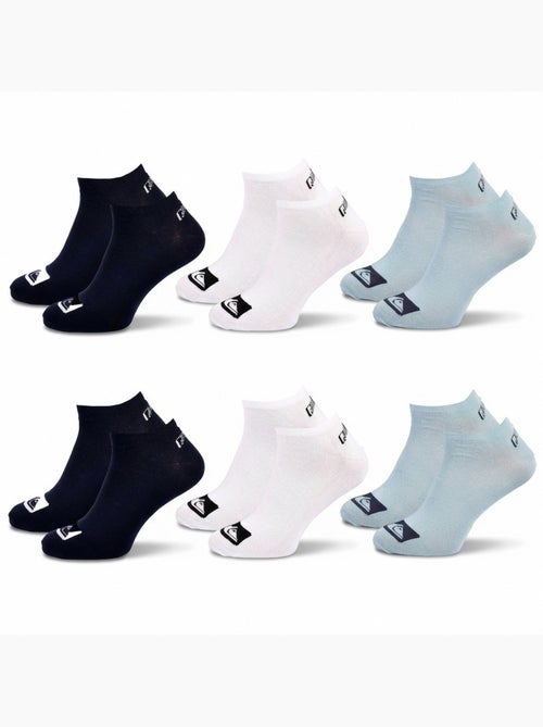 Quiksilver set van 6 paar herensokken sneaker sport - Kiabi