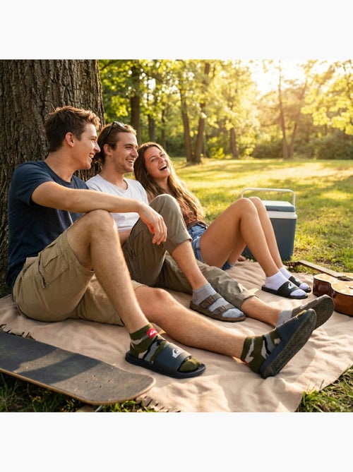 Quiksilver set van 6 paar herensokken sneaker sport - Kiabi