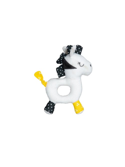 Rammelaar van wit fluweel - Kiabi Rammelaar van wit fluweel - Kiabi