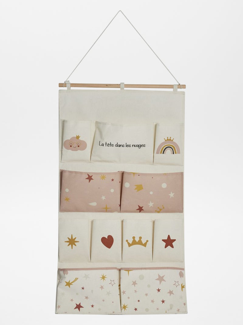 Rangement mural en tissu Beige - Kiabi