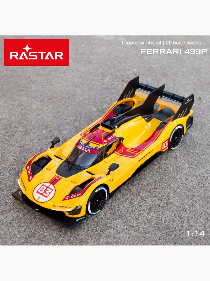 Rastar ferrari 499p radiocommandée voiture n° 83, échelle 1:14 N/A - Kiabi