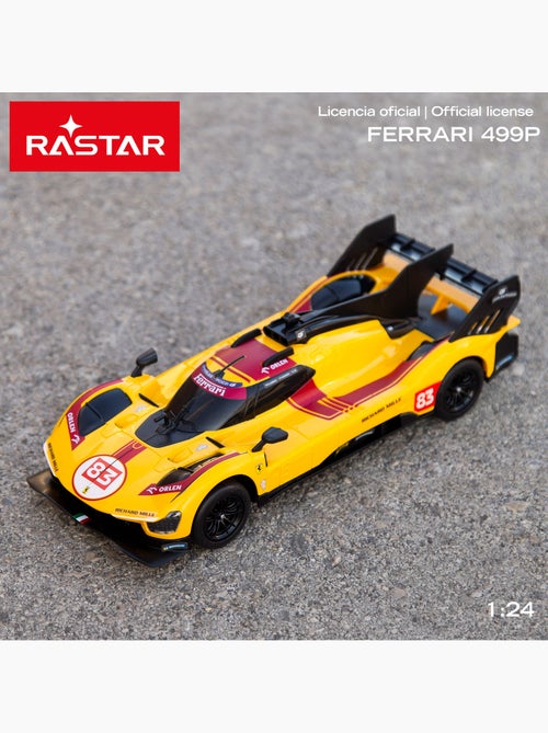 Rastar ferrari 499p radiocommandée voiture n° 83, échelle 1:24 - Kiabi