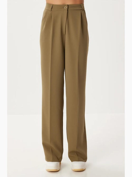 Ravissant pantalon palazzo plissé taille haute istanbul - Kiabi Ravissant pantalon palazzo plissé taille haute istanbul - Kiabi