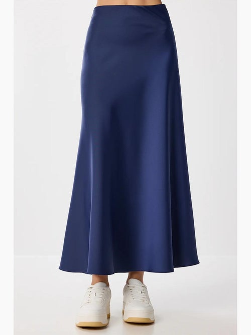 Ravissante jupe longue en satin taille haute istanbul - Kiabi