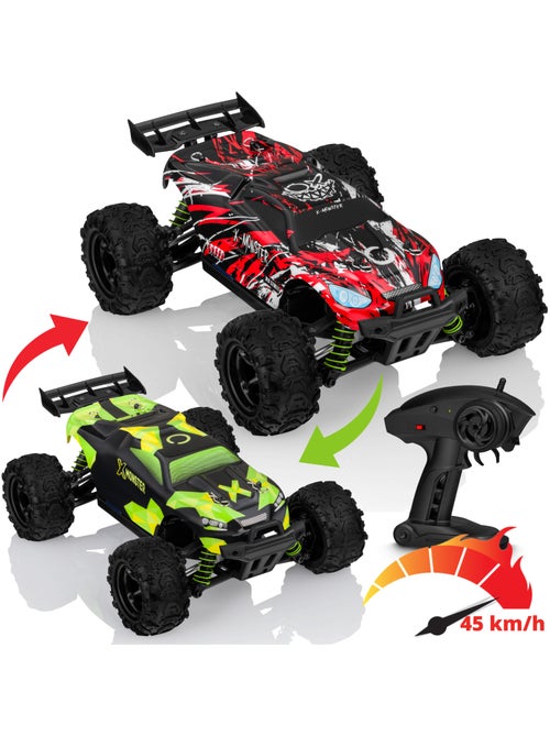 RC Voiture télécommandée OVERMAX X-Monster 3.5 - 30 km/h - 4 x 4 - 40 min - 2 x Carrosserie - Kiabi RC Voiture télécommandée OVERMAX X-Monster 3.5 - 30 km/h - 4 x 4 - 40 min - 2 x Carrosserie - Kiabi