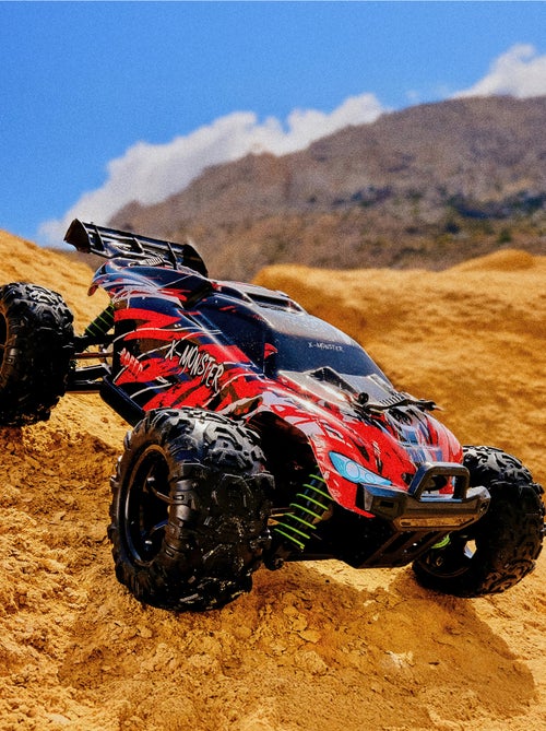 RC Voiture télécommandée OVERMAX X-Monster 3.5 - 30 km/h - 4 x 4 - 40 min - 2 x Carrosserie - Kiabi RC Voiture télécommandée OVERMAX X-Monster 3.5 - 30 km/h - 4 x 4 - 40 min - 2 x Carrosserie - Kiabi
