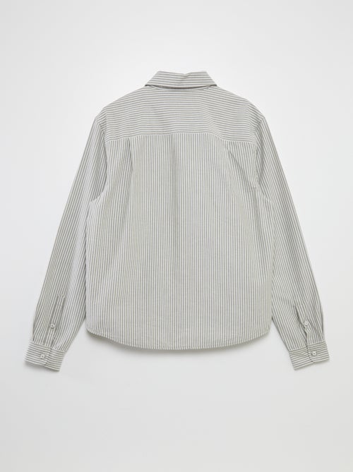 Recht overhemd - collectie makkelijk aan te trekken - Kiabi