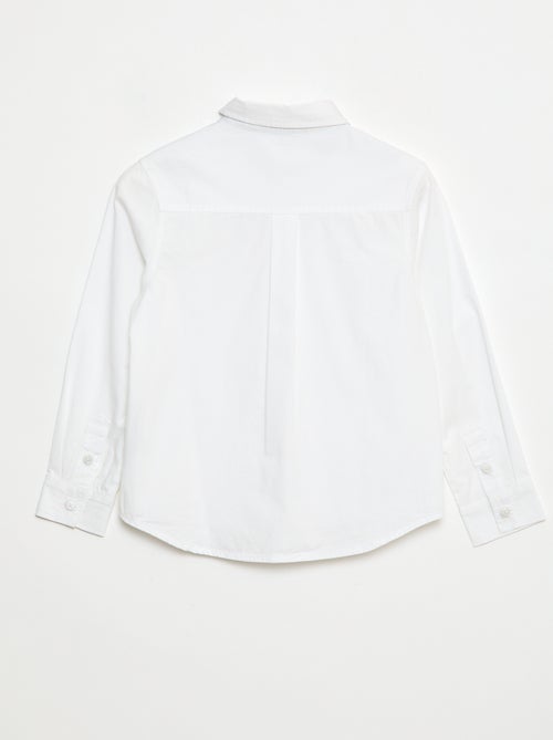 Recht overhemd - magnetisch aan mouwboorden en sluiting - So Easy - Kiabi Recht overhemd - magnetisch aan mouwboorden en sluiting - So Easy - Kiabi