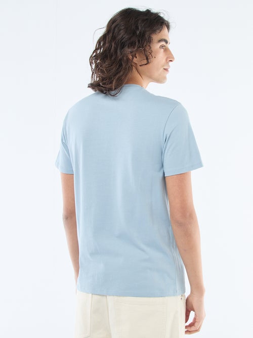 Recht T-shirt van effen jersey - Kiabi Recht T-shirt van effen jersey - Kiabi