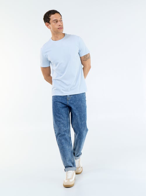 Recht T-shirt van effen jersey - Kiabi Recht T-shirt van effen jersey - Kiabi