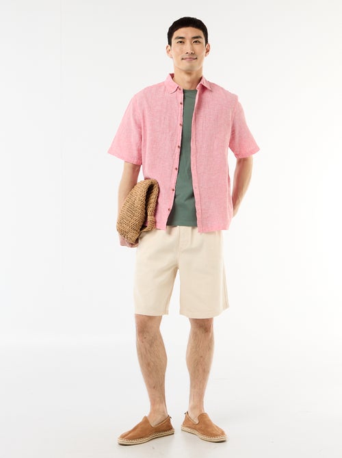 Recht T-shirt van effen jersey - Kiabi