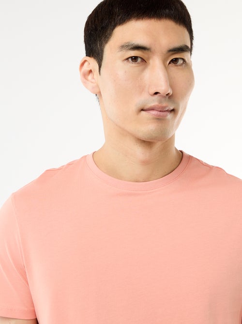 Recht T-shirt van effen jersey - Kiabi