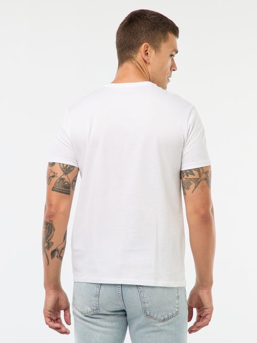 Recht T-shirt van effen jersey - Kiabi