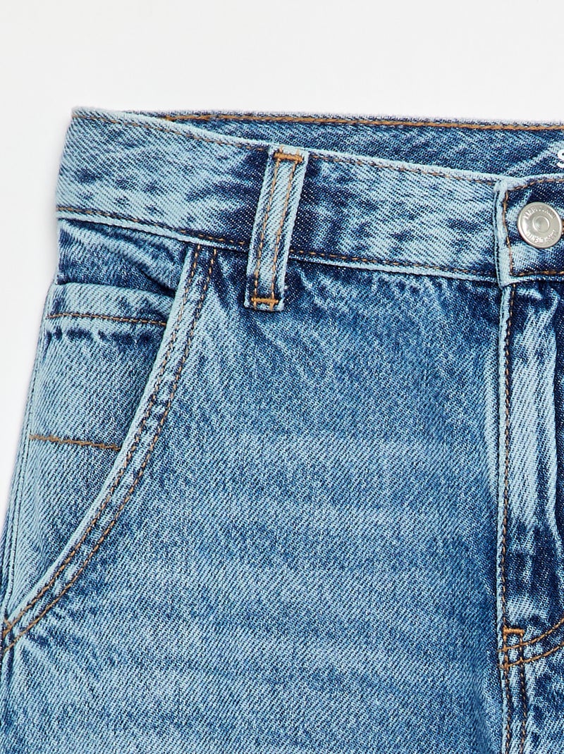 Rechte 5-pocket denim Blauw - Kiabi