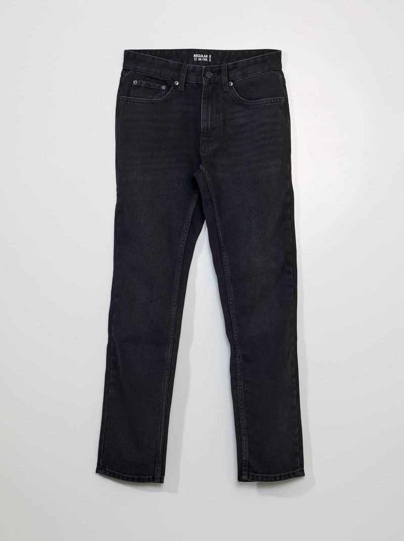 Rechte 5-pocketjeans - L30 GRIJS - Kiabi