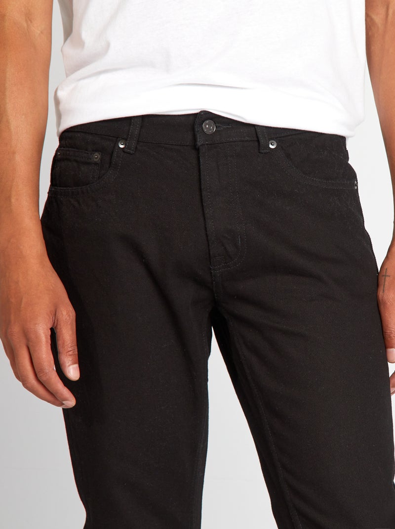 Rechte 5-pocketjeans - L30 ZWART - Kiabi
