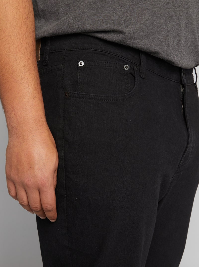 Rechte 5-pocketjeans - L34 ZWART - Kiabi