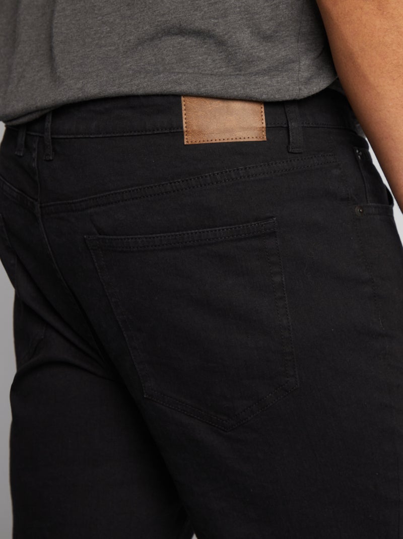 Rechte 5-pocketjeans - L34 ZWART - Kiabi