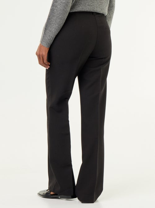 Rechte broek met ceintuur in de taille - Kiabi