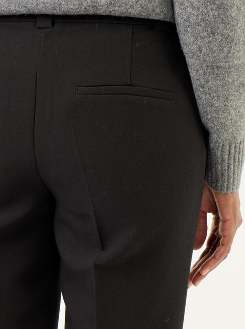 Rechte broek met ceintuur in de taille - Kiabi