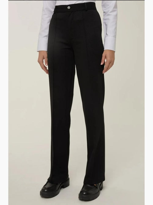 Rechte broek met gedetailleerde steken hiccup - Kiabi