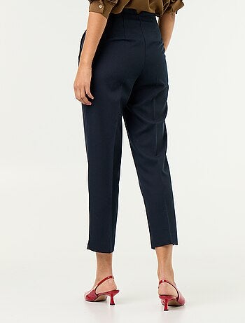 Rechte broek met hoge taille