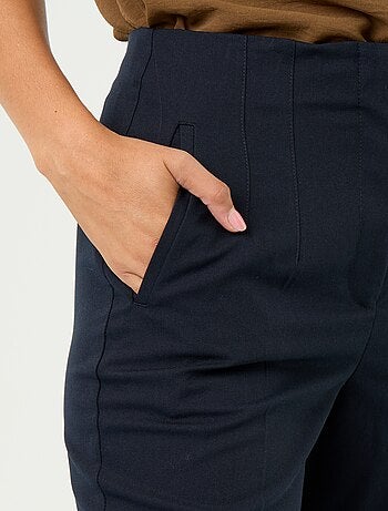 Rechte broek met hoge taille