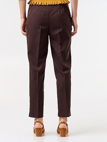 Rechte broek met hoge taille