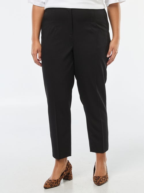 Rechte broek met hoge taille - Kiabi