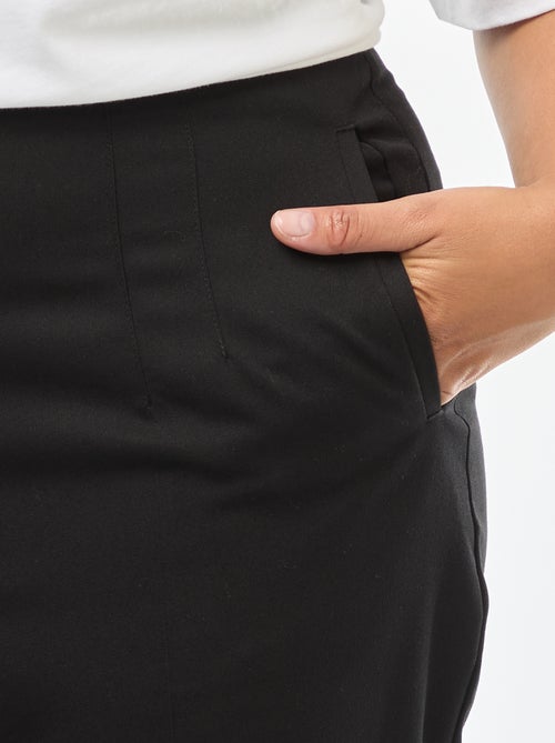 Rechte broek met hoge taille - Kiabi