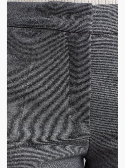 Rechte broek met lage taille van crêpe dilvin - Kiabi Rechte broek met lage taille van crêpe dilvin - Kiabi