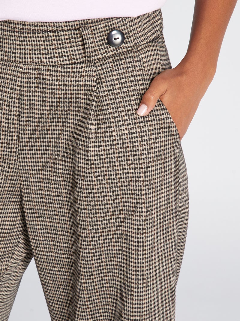 Crème lage taille skinny formele broek broek