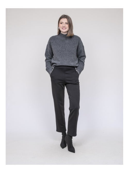 Rechte broek met strassdetails esmena - Kiabi