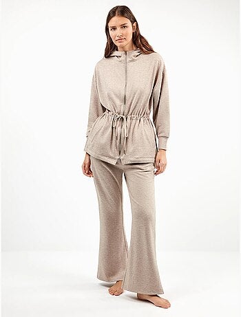 Rechte broek met vilt