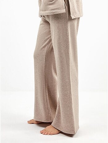 Rechte broek met vilt