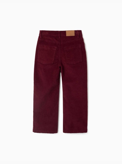 Rechte broek van corduroy - Kiabi
