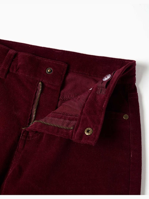 Rechte broek van corduroy - Kiabi