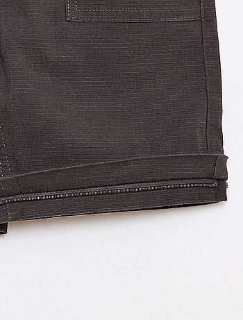 Rechte broek van effen katoen - Gemakkelijk aan te trekken collectie
