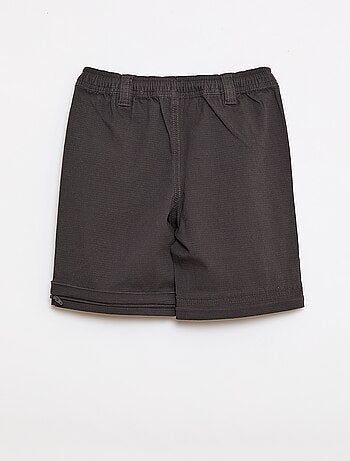 Rechte broek van effen katoen - Gemakkelijk aan te trekken collectie