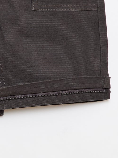 Rechte broek van effen katoen - Gemakkelijk aan te trekken collectie - Kiabi