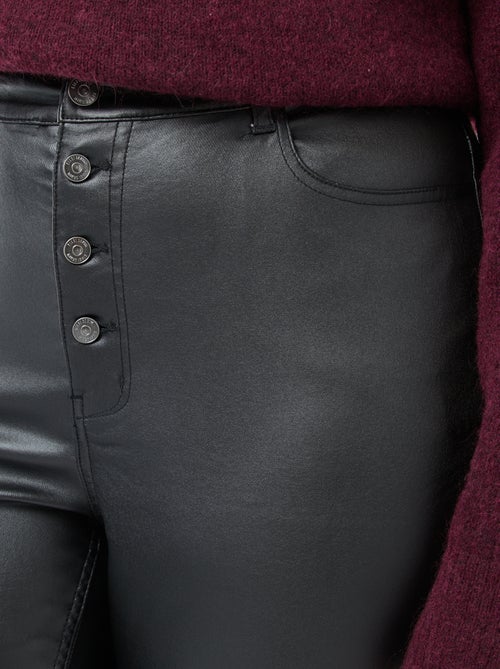 Rechte broek van satijnachtige stof - Kiabi