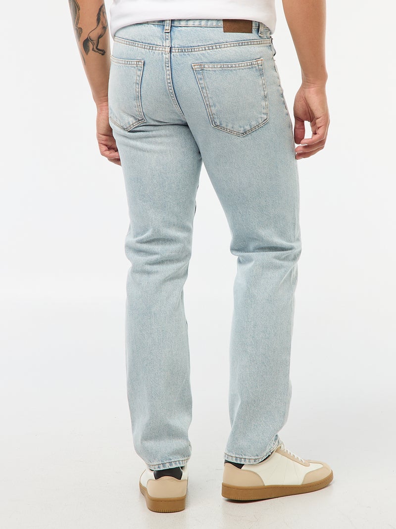 Rechte jeans - L32 BLAUW - Kiabi
