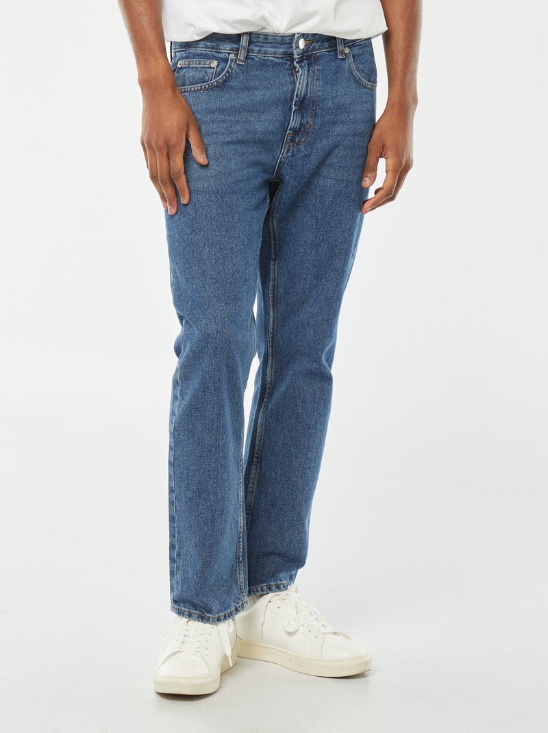 Rechte jeans - L32 BLAUW - Kiabi