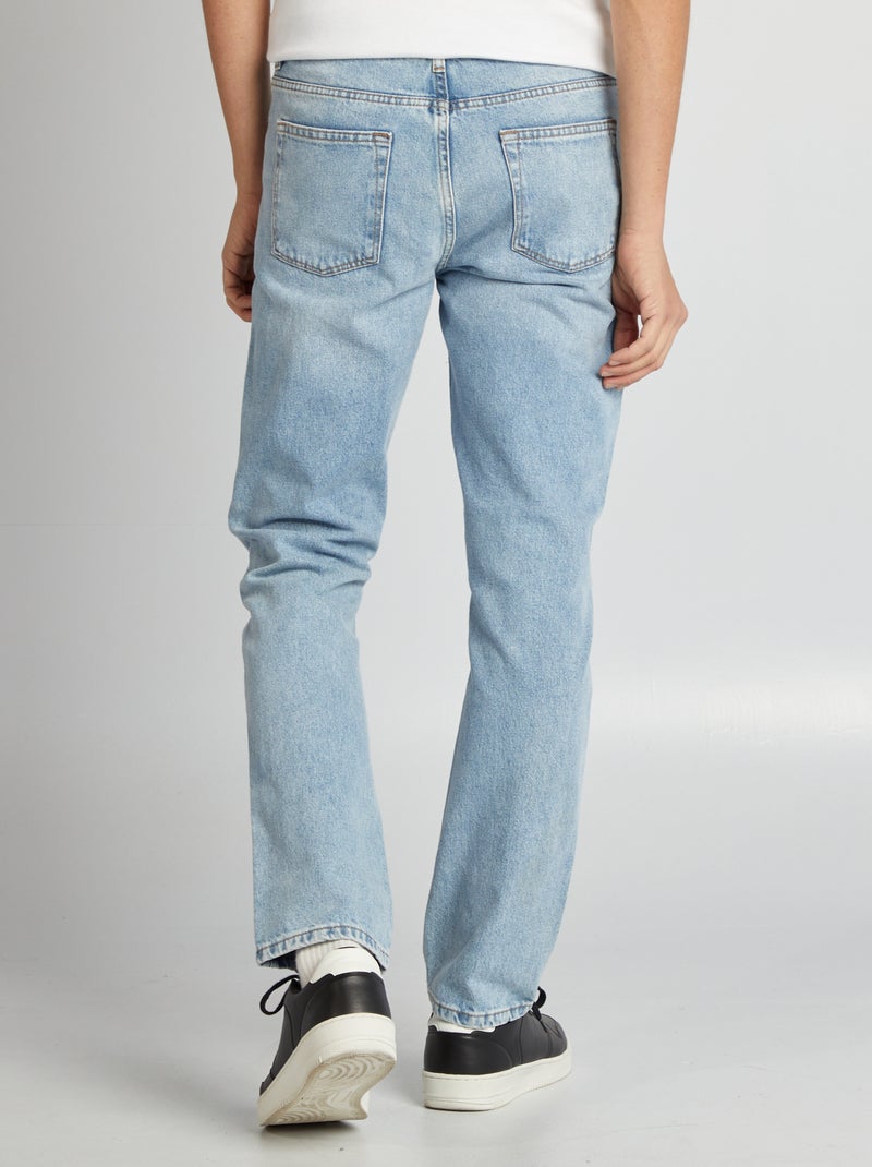 Rechte jeans - L32 BLAUW - Kiabi