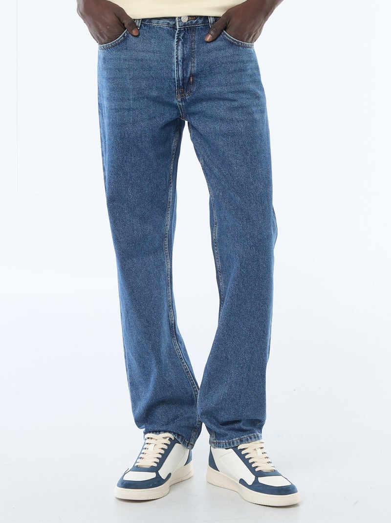 Rechte jeans - L34 BLAUW - Kiabi