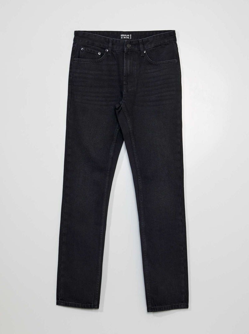 Rechte jeans - L34 GRIJS - Kiabi