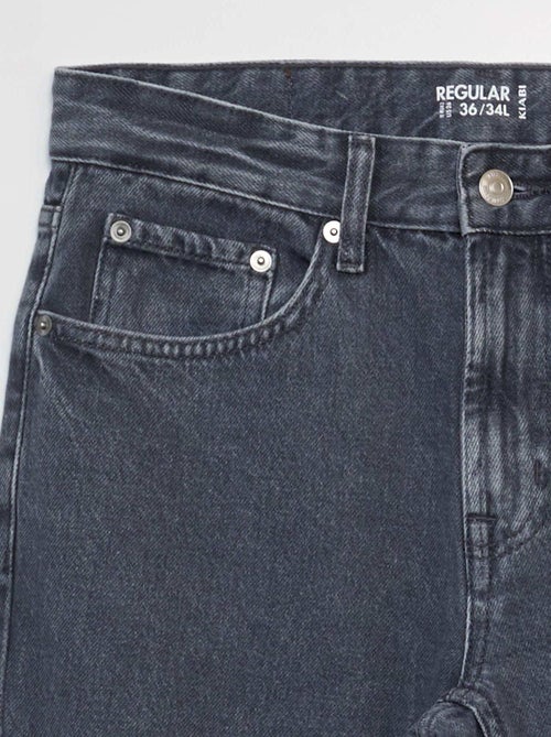 Rechte jeans - L34 - Kiabi